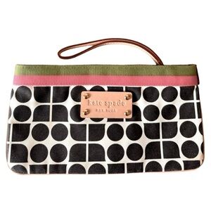 KATE SPADE ♠️ | ZIPPERED CHRISSY RENWICK STREET NOEL WRISLET/CLUTCH